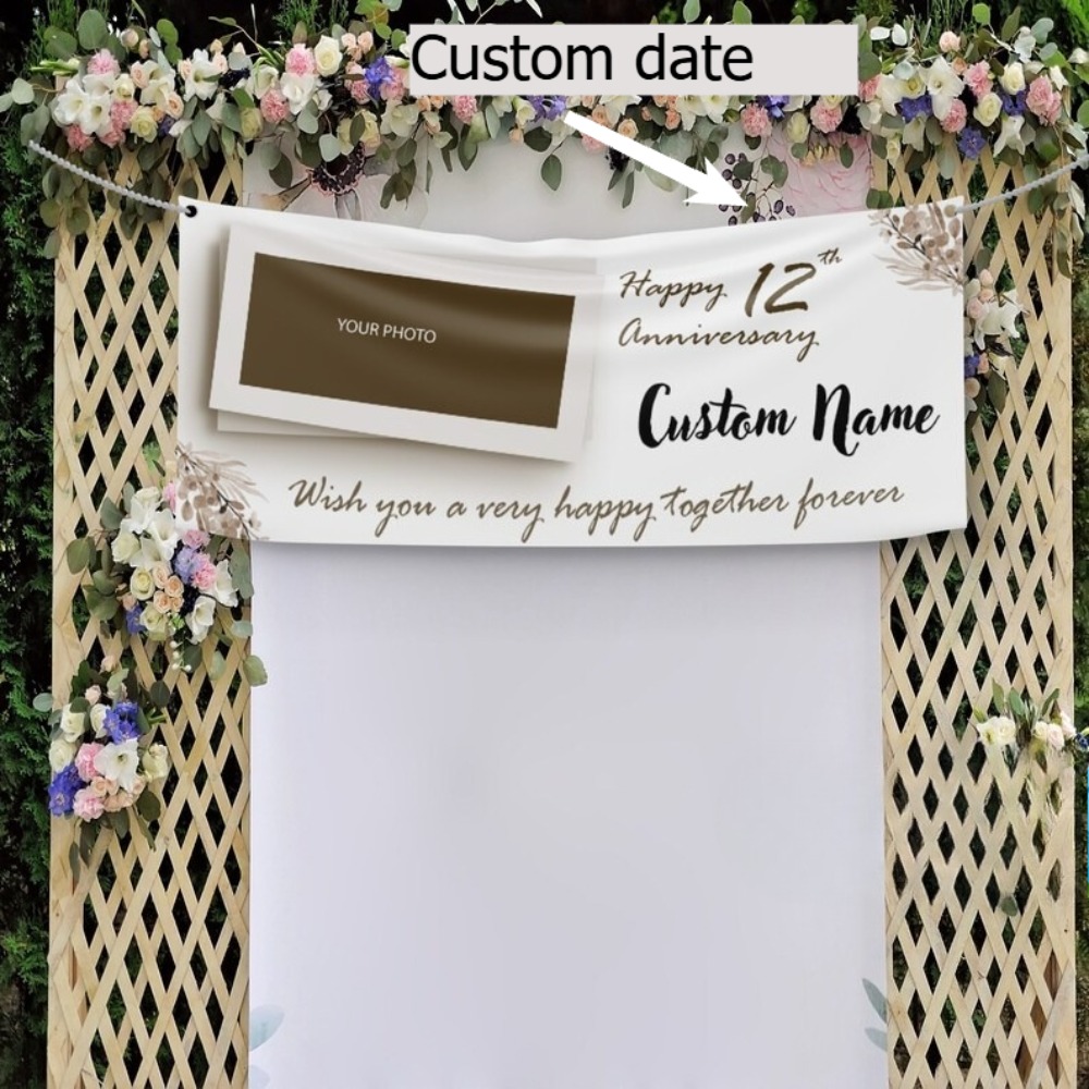 Event & Party Supply Photos - Personalized Anniversary Decorations, Custom Banner Perfect
