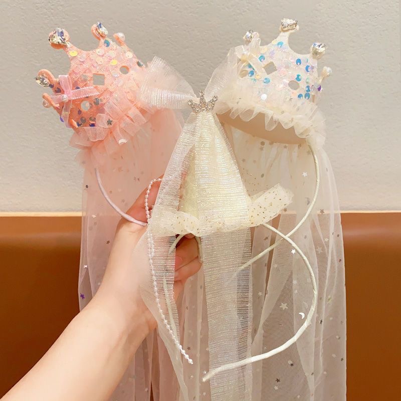 Princess Crown Veil Headbands  - Glitter Tablecloth review and price