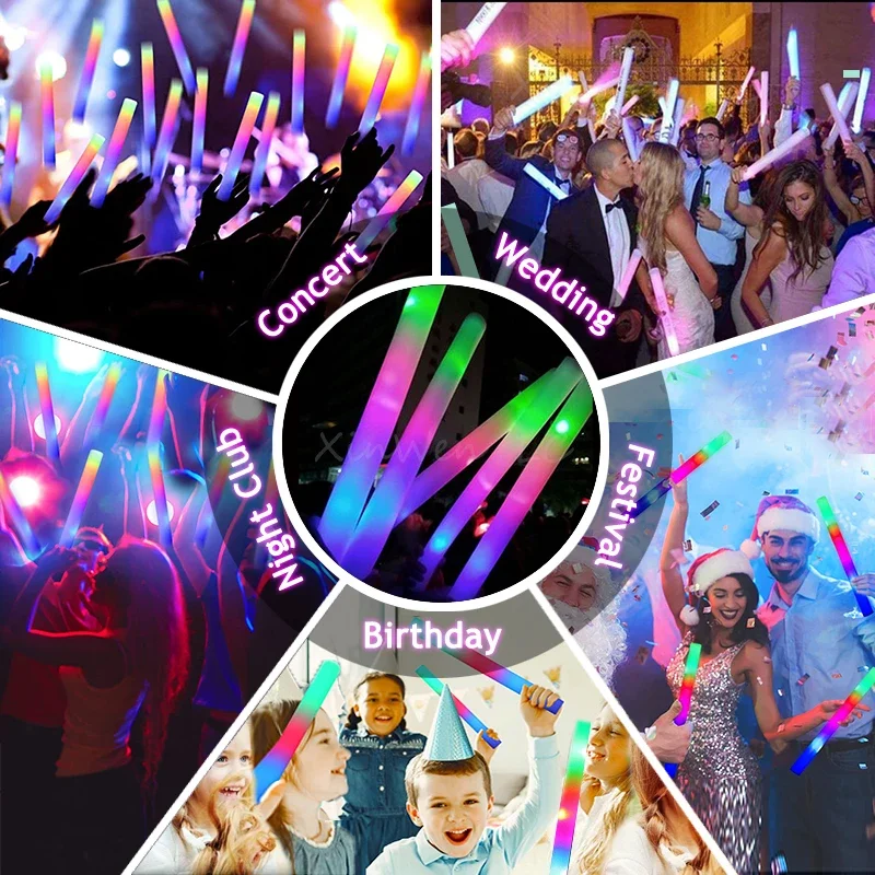 20/30/40/60/80/100/120Pcs RGB  - Centerpiece Stick review and price