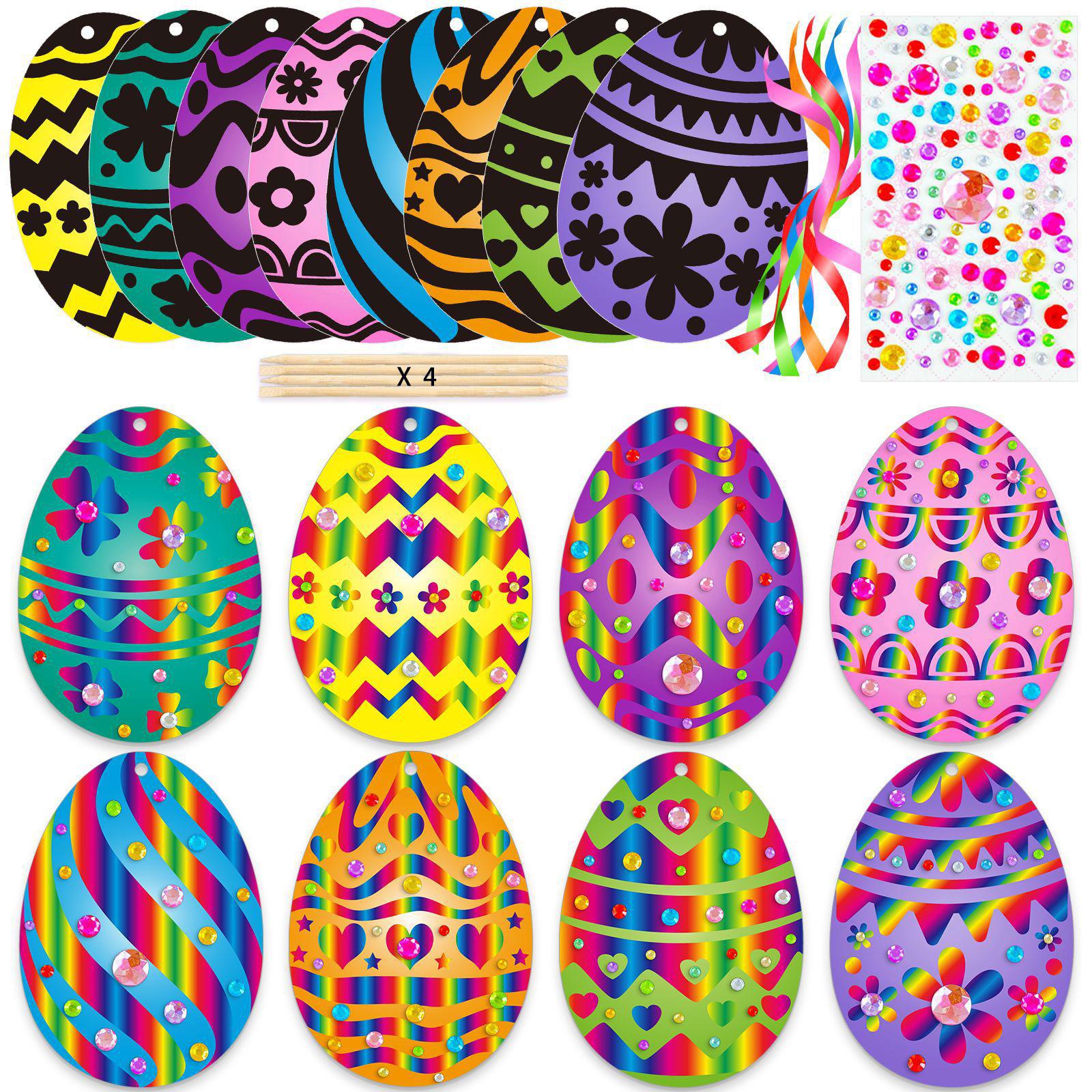 Easter Scratch Art Paper Set f - Papercraft Supply Ribbon review and price