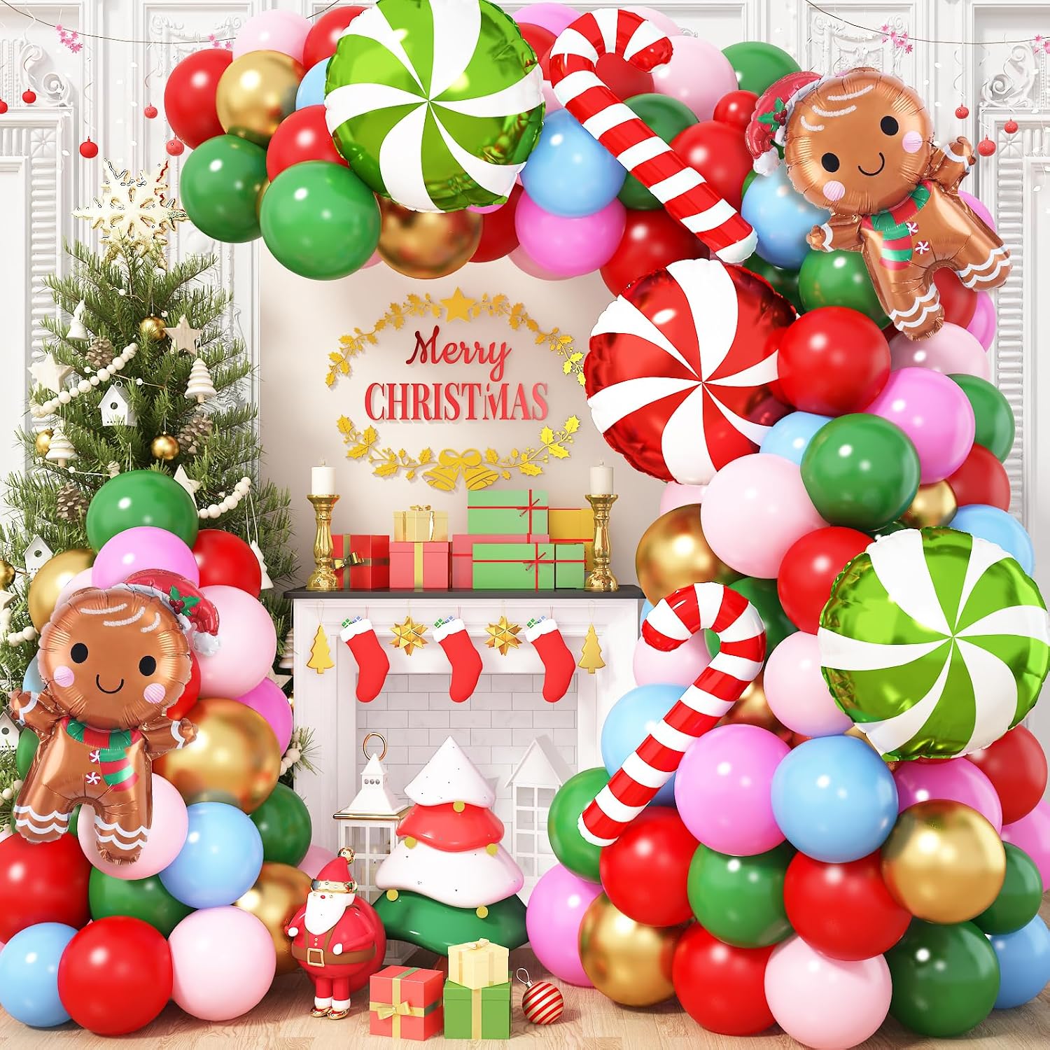 Christmas Balloons Garland Arc - Balloon Arch Kit review and price