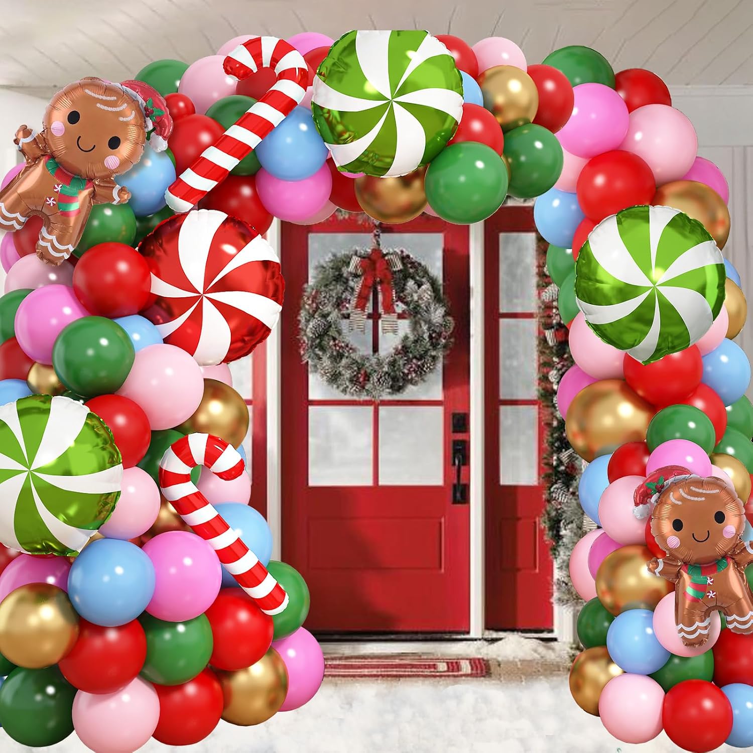 Christmas Balloons Garland Arc - Balloon Arch Kit review and price