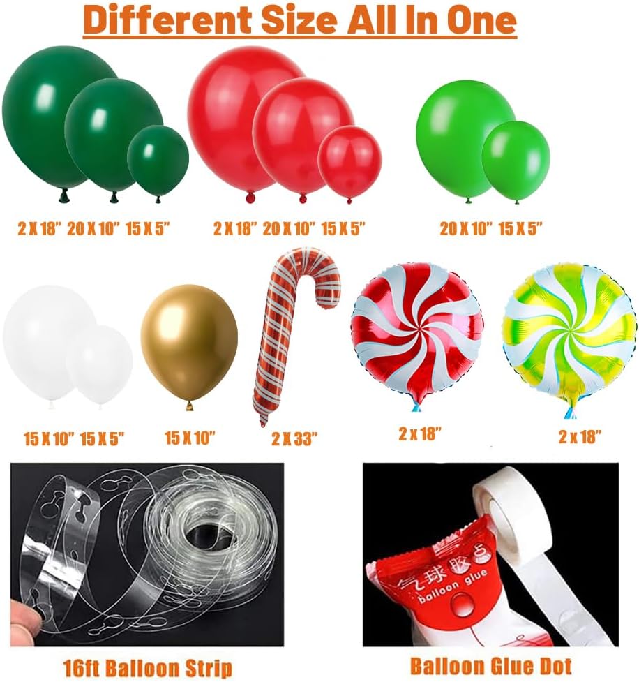 Christmas Balloon Arch Garland - Balloon Arch Kit review and price