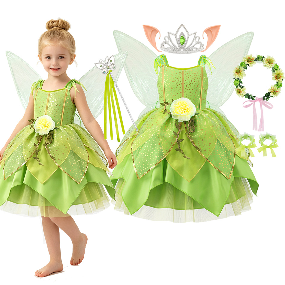 Girls Green Flower Fairy Elf D - Glitter Tablecloth review and price