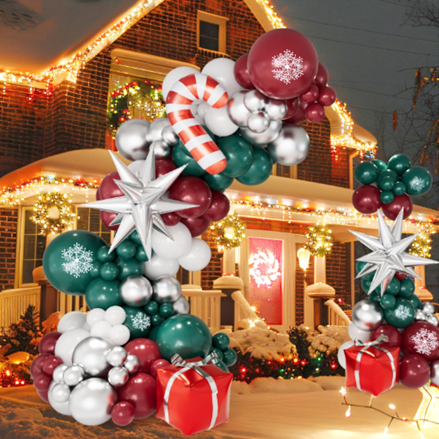 Christmas Balloon Garland Arch - Balloon Arch Kit review and price