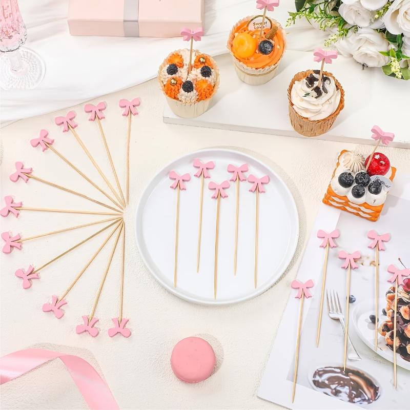 Wooden Bow Cocktail Picks 100P - Centerpiece Stick review and price