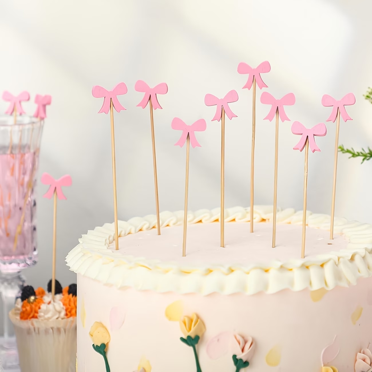 Wooden Bow Cocktail Picks 100P - Centerpiece Stick review and price