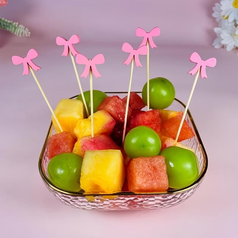 Wooden Bow Cocktail Picks 100P - Centerpiece Stick review and price