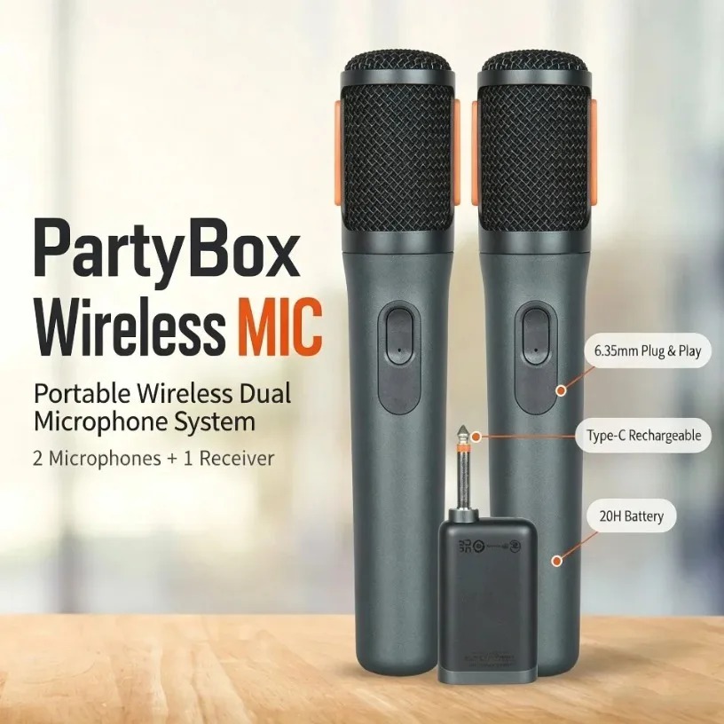 Wireless Microphone Dual Handh - Event & Party Supply Photos review and price
