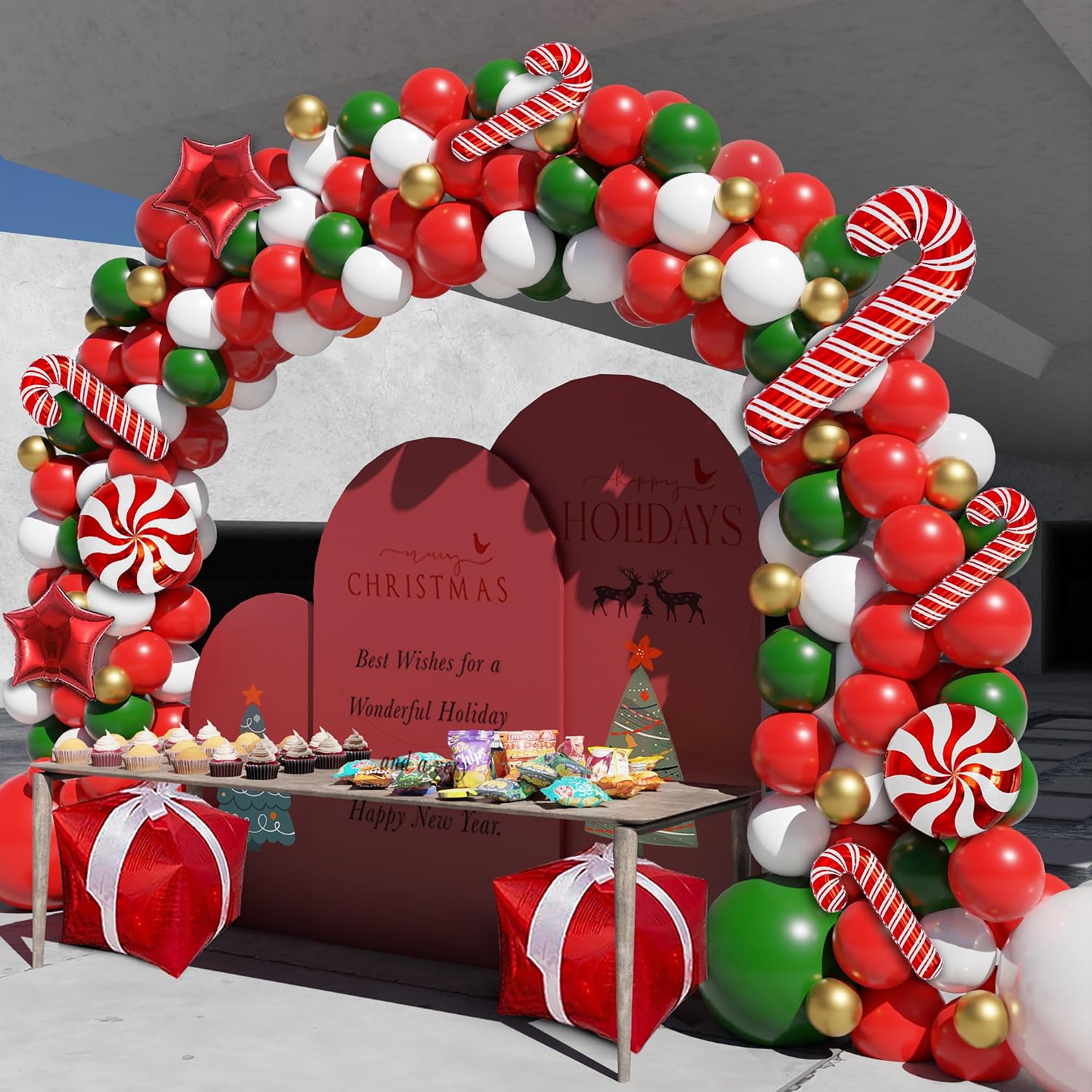 Christmas Balloon Arch Kit, 16 - Balloon Arch Kit review and price