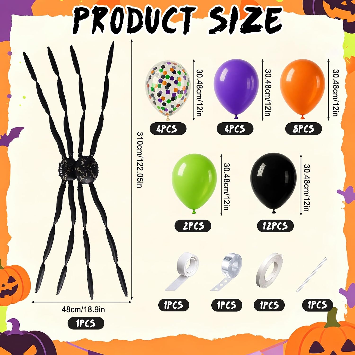 Halloween Balloon Arch Kit wit - Balloon Arch Kit review and price