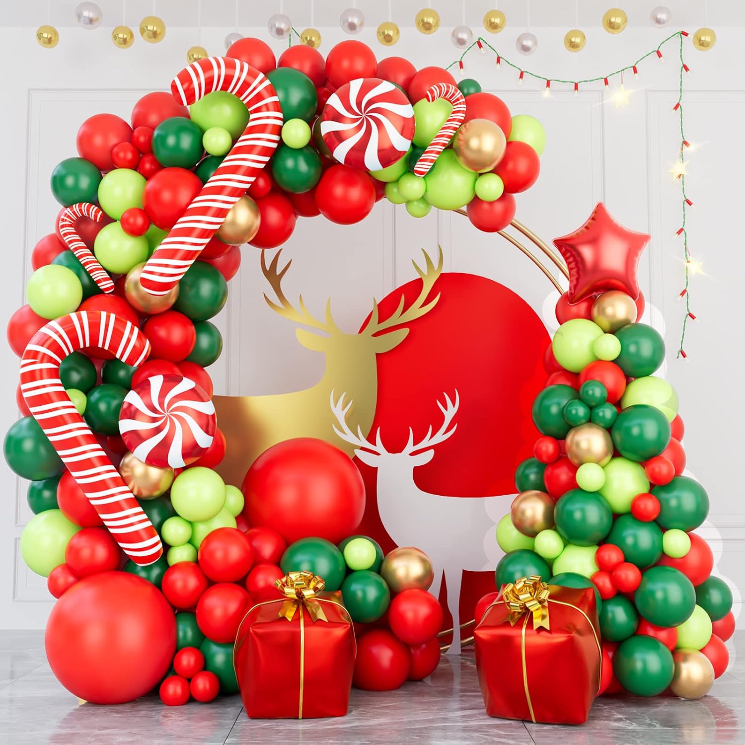 144 Piece Christmas Balloon Ga - Balloon Arch Kit review and price