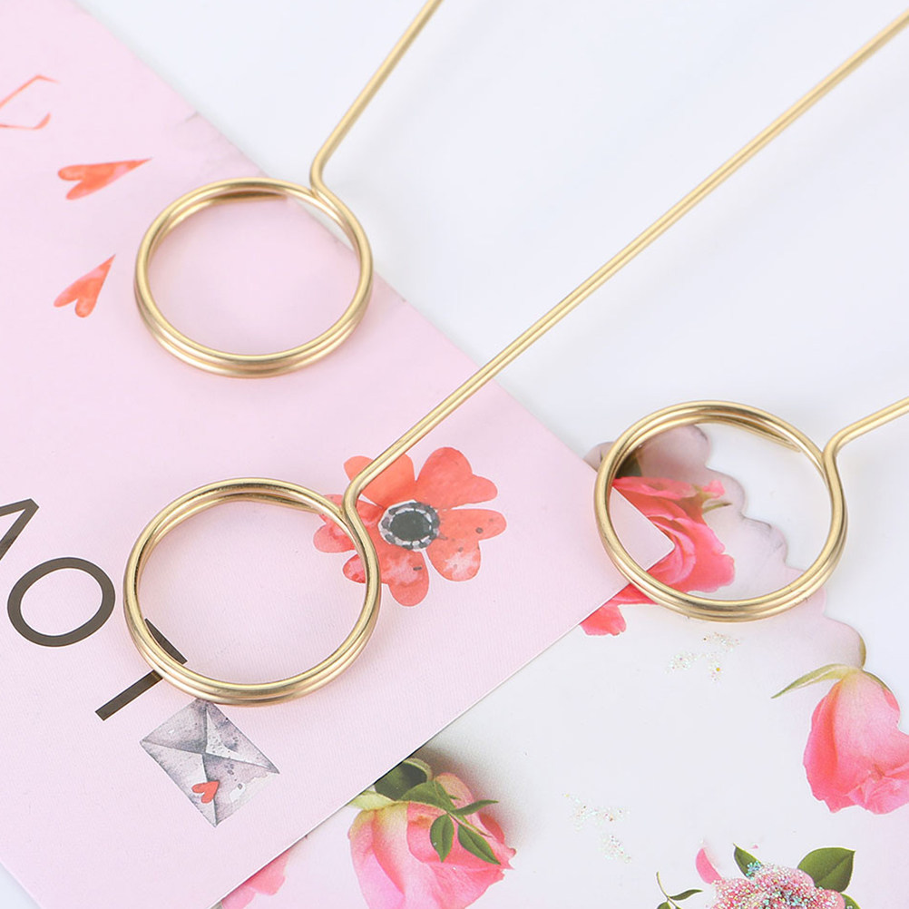 40Pcs Elegant Gold Metal Card  - Centerpiece Stick review and price