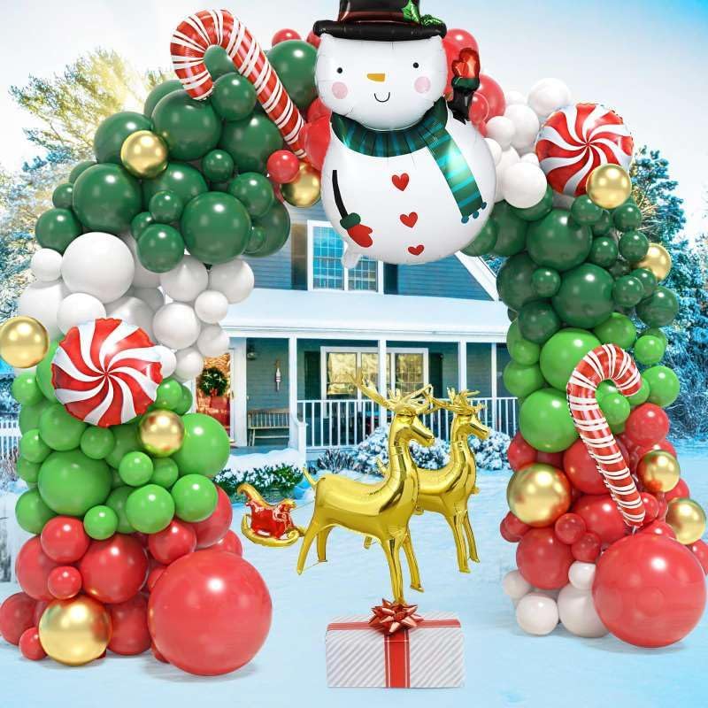 183Pcs Christmas Balloon Garla - Balloon Arch Kit review and price