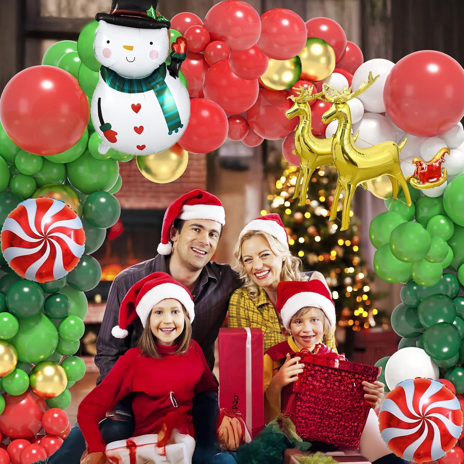 183Pcs Christmas Balloon Garla - Balloon Arch Kit review and price