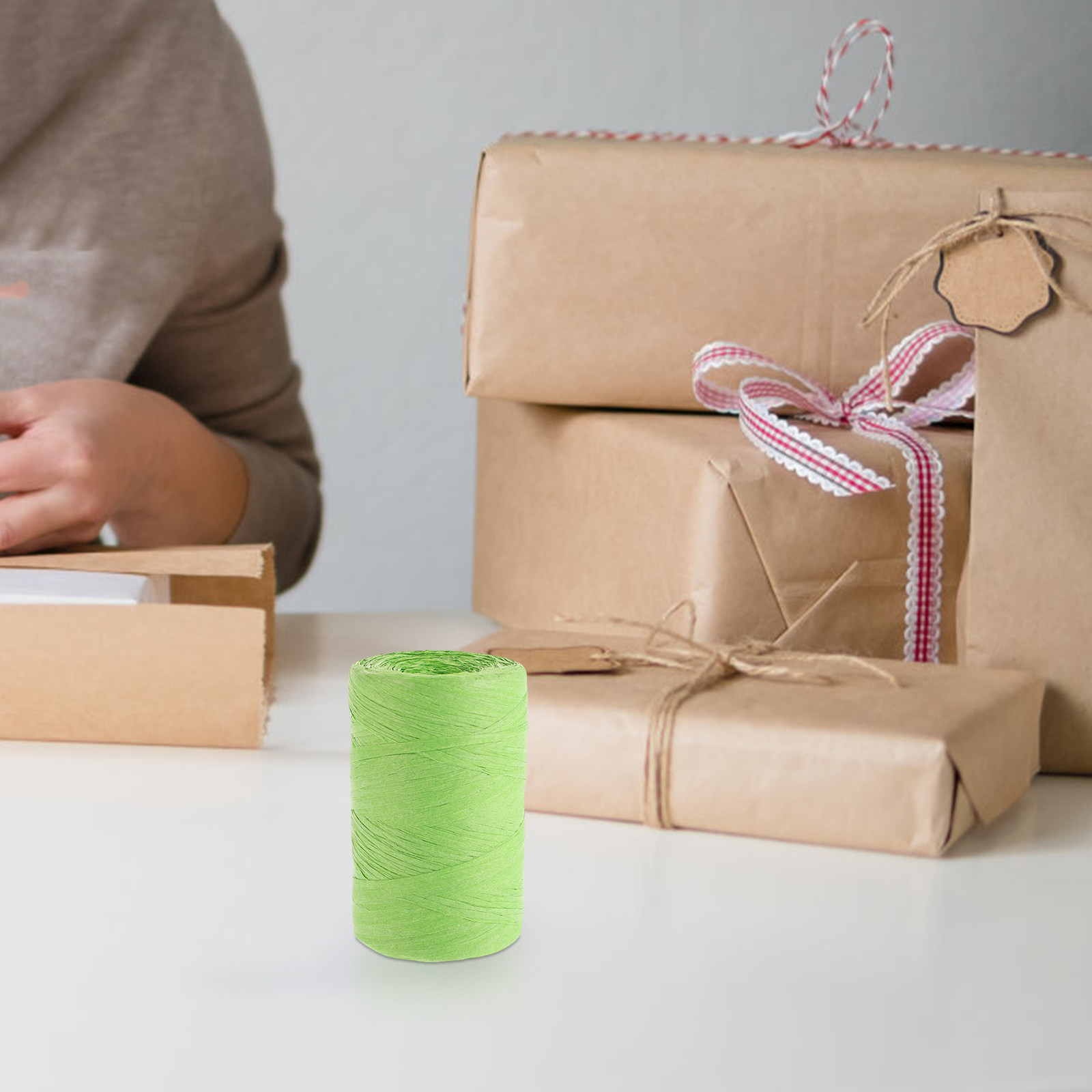 Raffia Paper Colored Flat Stri - Papercraft Supply Ribbon review and price