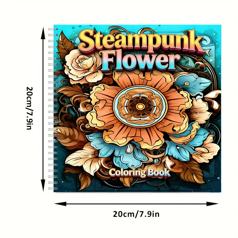 Coloring Book Steampunk Flower - Event Supplies review and price